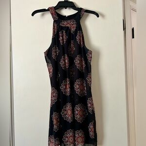 Colorful Medallion Tile Print Dress